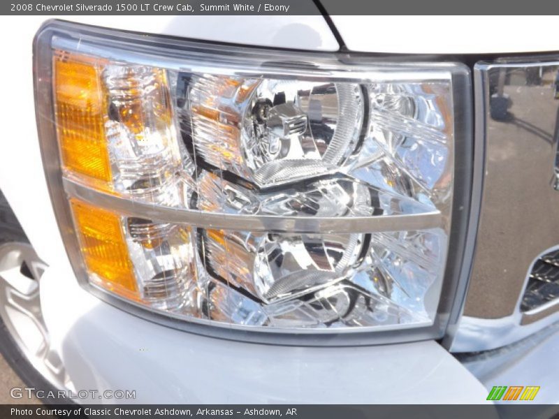 Summit White / Ebony 2008 Chevrolet Silverado 1500 LT Crew Cab