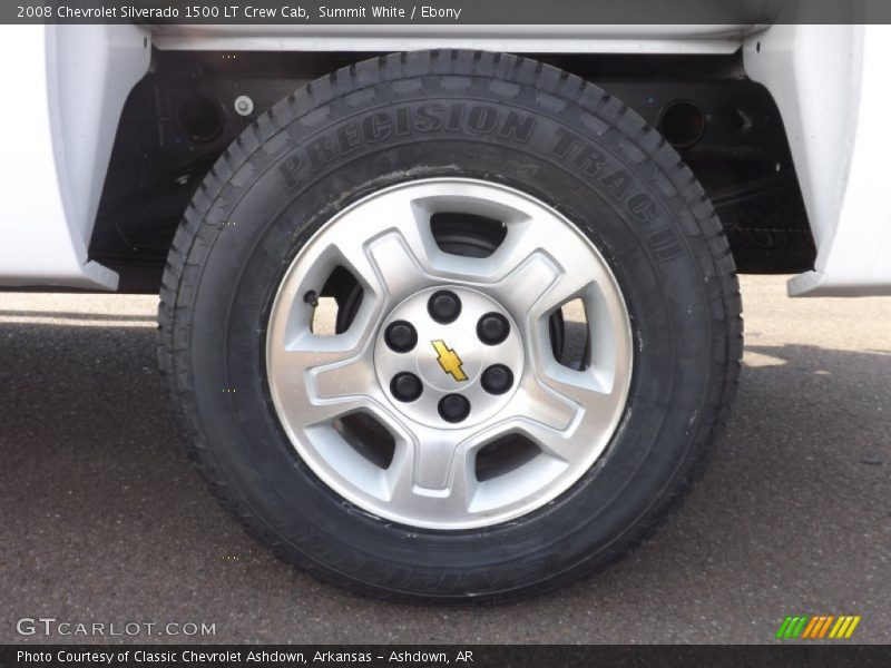 Summit White / Ebony 2008 Chevrolet Silverado 1500 LT Crew Cab