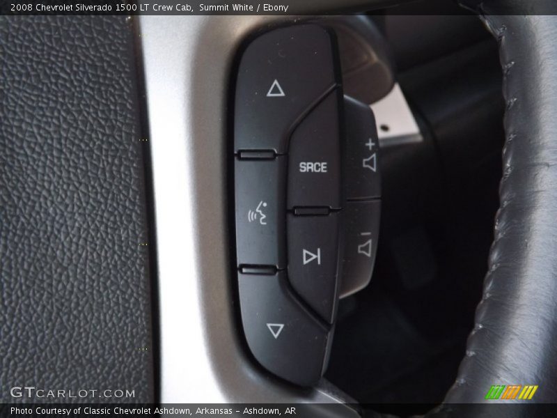 Summit White / Ebony 2008 Chevrolet Silverado 1500 LT Crew Cab