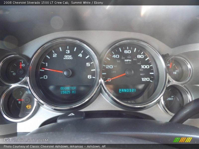 Summit White / Ebony 2008 Chevrolet Silverado 1500 LT Crew Cab