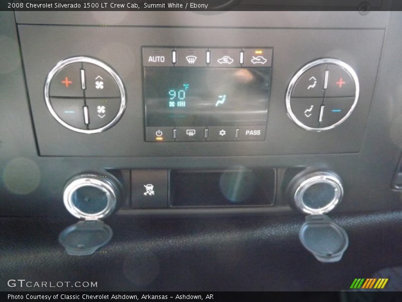 Summit White / Ebony 2008 Chevrolet Silverado 1500 LT Crew Cab