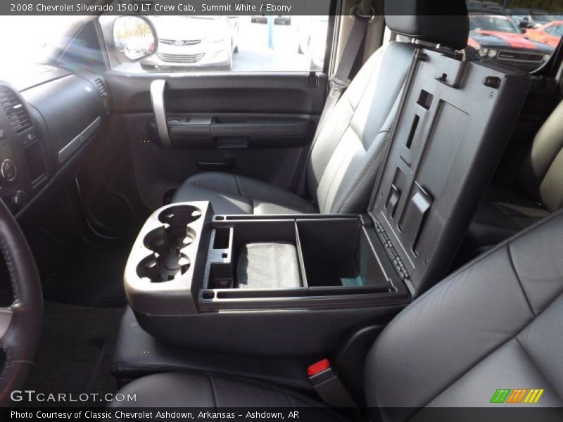 Summit White / Ebony 2008 Chevrolet Silverado 1500 LT Crew Cab