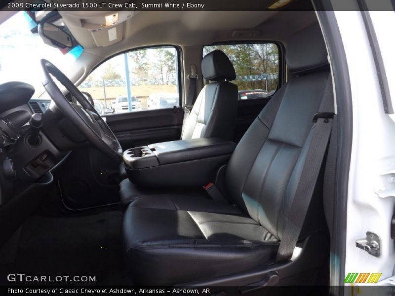 Summit White / Ebony 2008 Chevrolet Silverado 1500 LT Crew Cab