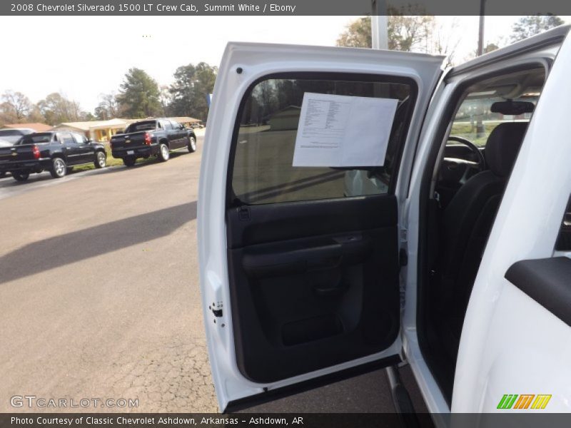 Summit White / Ebony 2008 Chevrolet Silverado 1500 LT Crew Cab