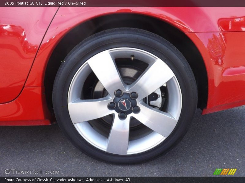 Liquid Red / Onyx/Red 2009 Pontiac G8 GT