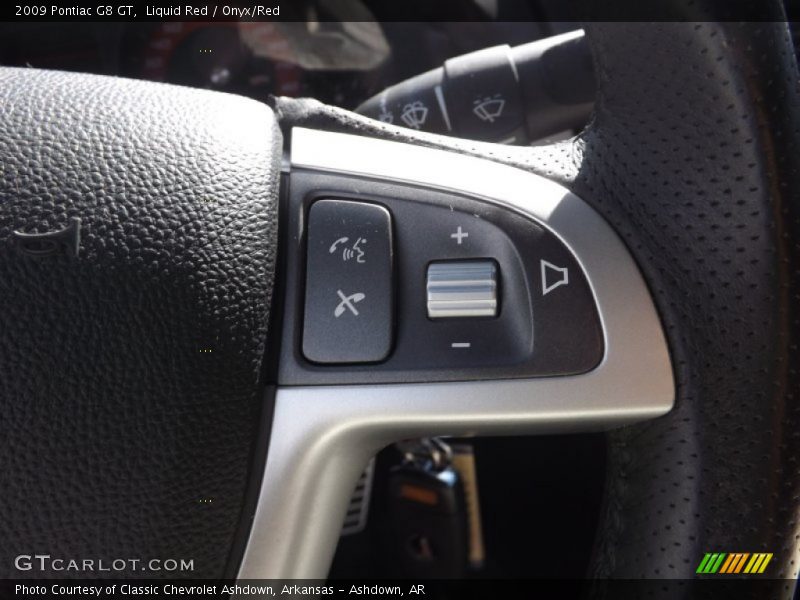 Liquid Red / Onyx/Red 2009 Pontiac G8 GT