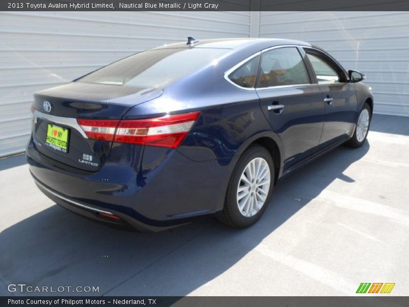 Nautical Blue Metallic / Light Gray 2013 Toyota Avalon Hybrid Limited