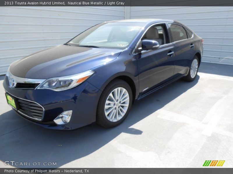 Nautical Blue Metallic / Light Gray 2013 Toyota Avalon Hybrid Limited