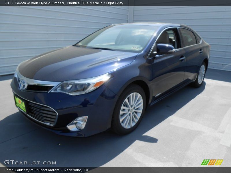 Nautical Blue Metallic / Light Gray 2013 Toyota Avalon Hybrid Limited