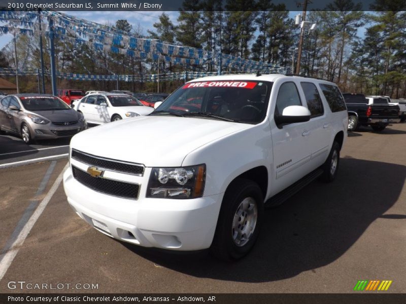 Summit White / Ebony 2010 Chevrolet Suburban LS