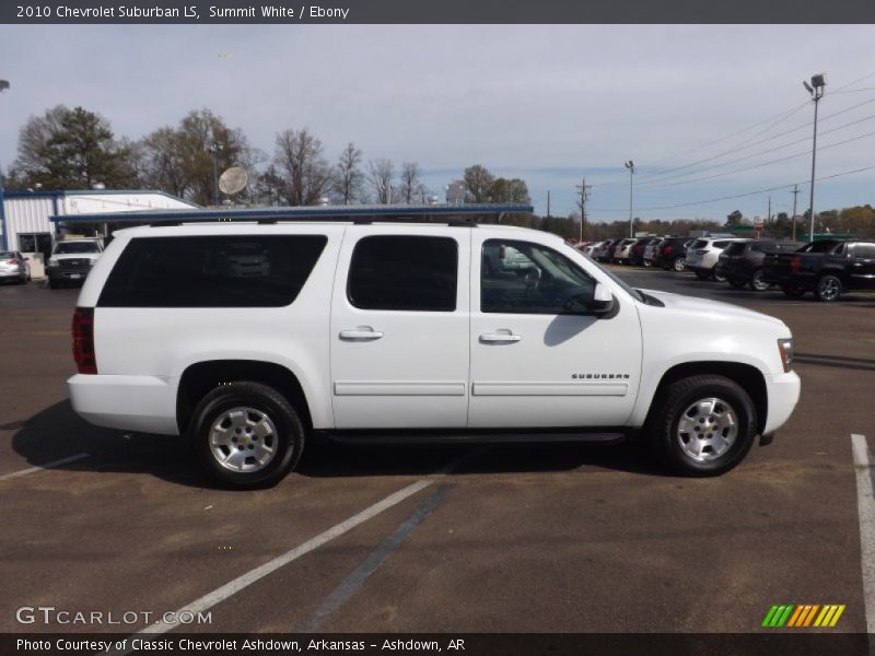 Summit White / Ebony 2010 Chevrolet Suburban LS