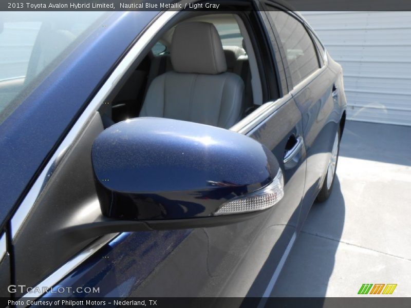 Nautical Blue Metallic / Light Gray 2013 Toyota Avalon Hybrid Limited