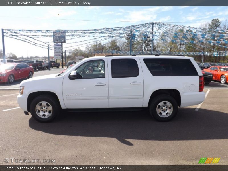Summit White / Ebony 2010 Chevrolet Suburban LS
