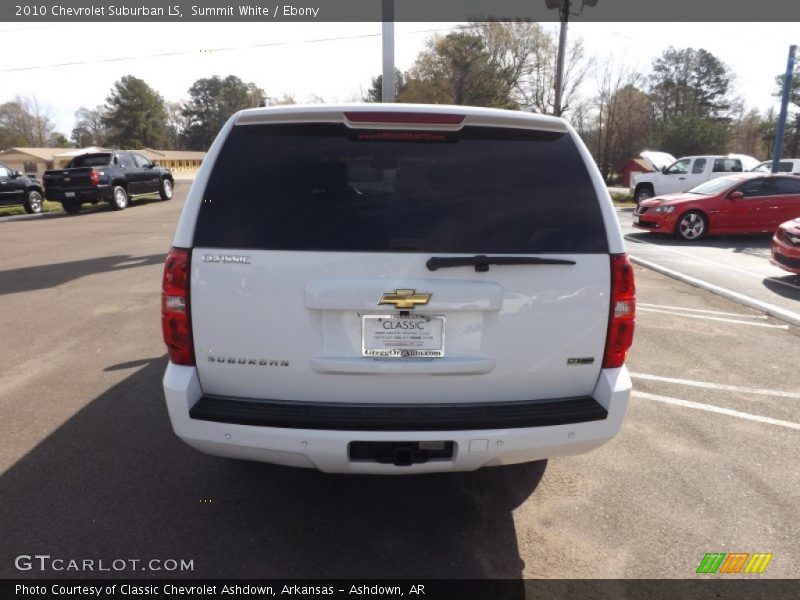 Summit White / Ebony 2010 Chevrolet Suburban LS