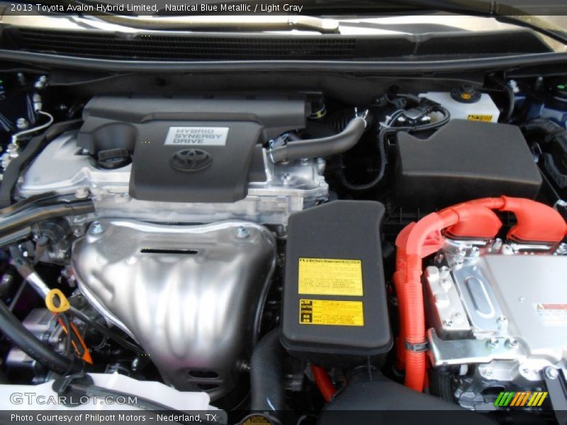 Nautical Blue Metallic / Light Gray 2013 Toyota Avalon Hybrid Limited