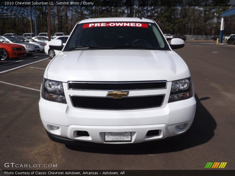 Summit White / Ebony 2010 Chevrolet Suburban LS