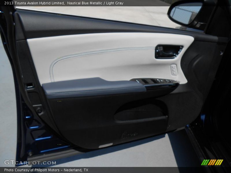 Nautical Blue Metallic / Light Gray 2013 Toyota Avalon Hybrid Limited