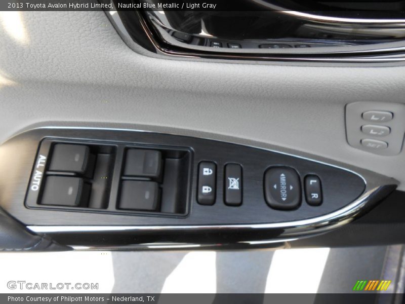Nautical Blue Metallic / Light Gray 2013 Toyota Avalon Hybrid Limited