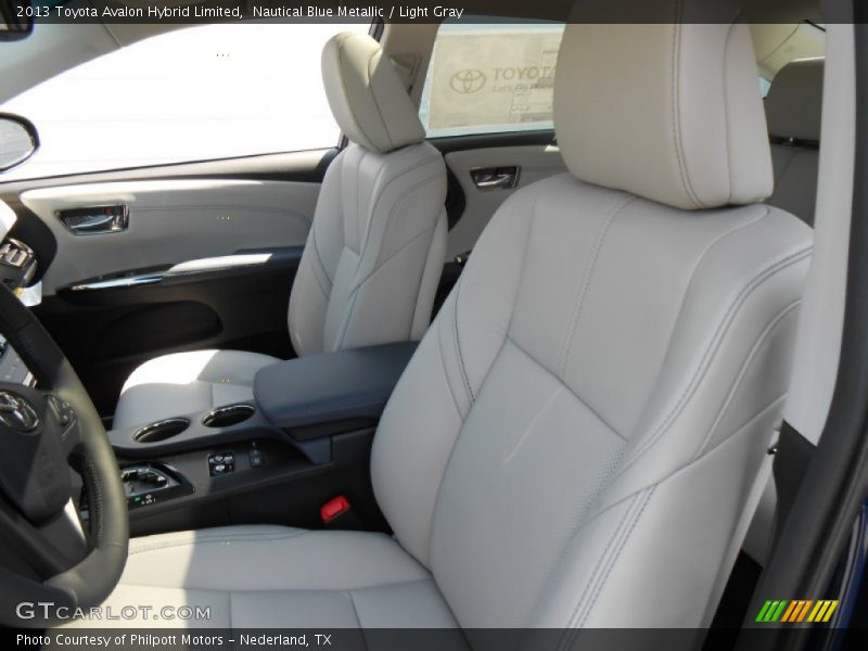 Nautical Blue Metallic / Light Gray 2013 Toyota Avalon Hybrid Limited