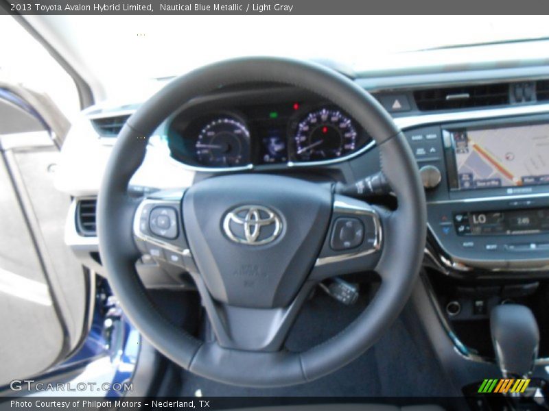 Nautical Blue Metallic / Light Gray 2013 Toyota Avalon Hybrid Limited