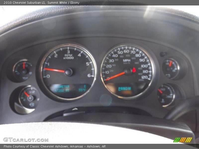 Summit White / Ebony 2010 Chevrolet Suburban LS