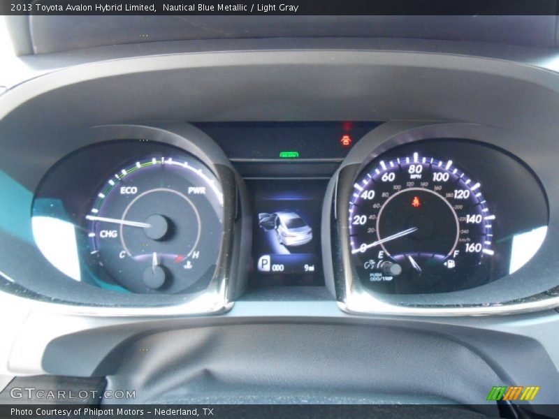 Nautical Blue Metallic / Light Gray 2013 Toyota Avalon Hybrid Limited