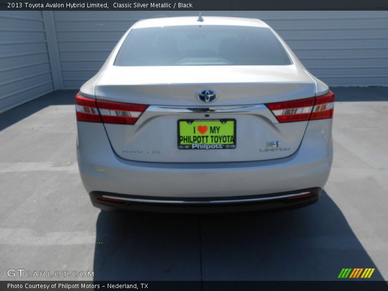 Classic Silver Metallic / Black 2013 Toyota Avalon Hybrid Limited