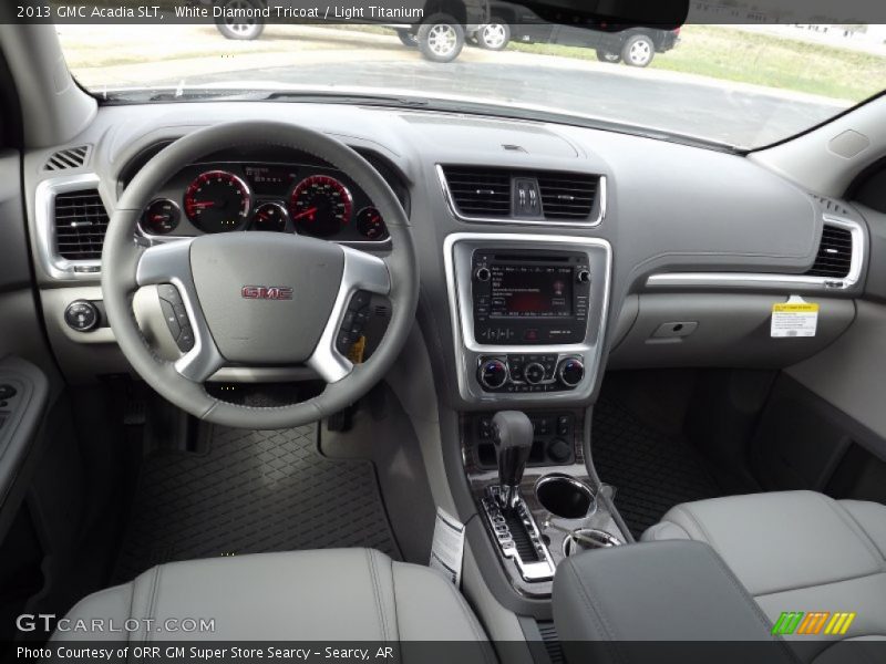 Dashboard of 2013 Acadia SLT