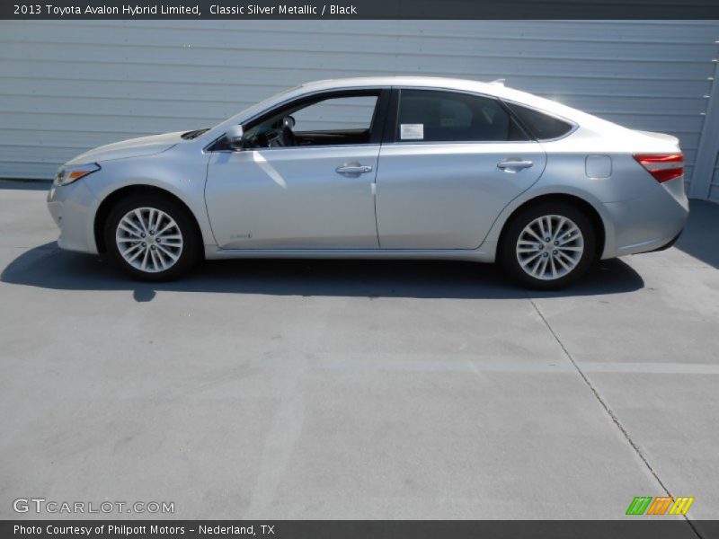 Classic Silver Metallic / Black 2013 Toyota Avalon Hybrid Limited