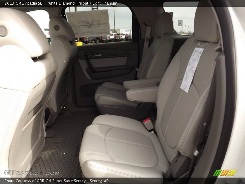Rear Seat of 2013 Acadia SLT