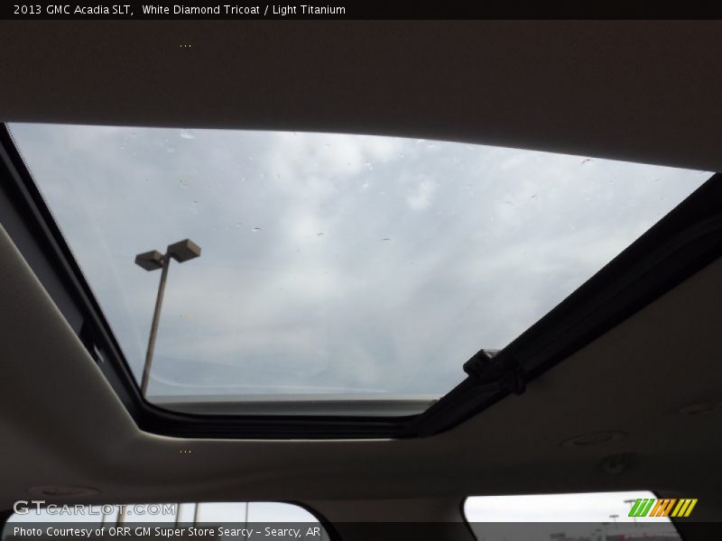 White Diamond Tricoat / Light Titanium 2013 GMC Acadia SLT