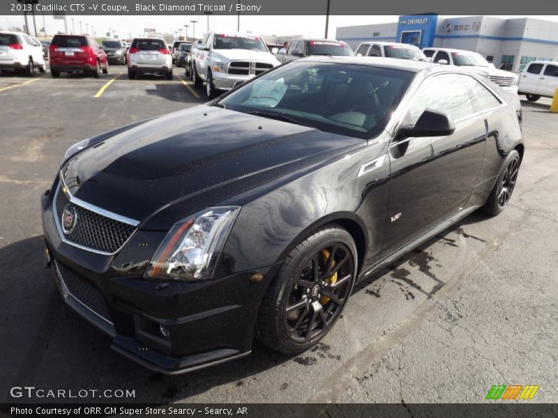 Black Diamond Tricoat / Ebony 2013 Cadillac CTS -V Coupe