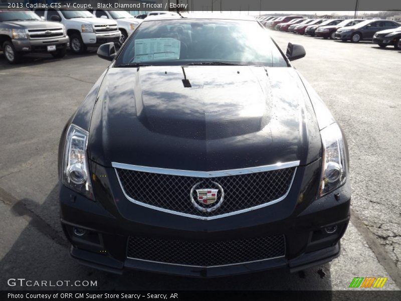Black Diamond Tricoat / Ebony 2013 Cadillac CTS -V Coupe