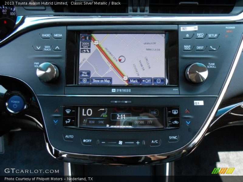 Classic Silver Metallic / Black 2013 Toyota Avalon Hybrid Limited