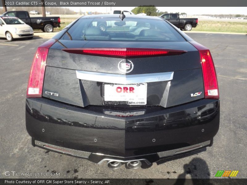 Black Diamond Tricoat / Ebony 2013 Cadillac CTS -V Coupe