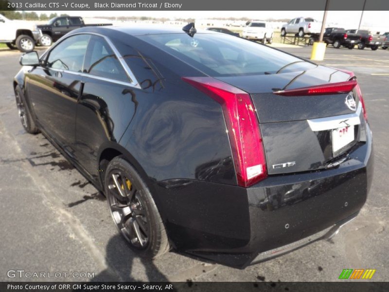 Black Diamond Tricoat / Ebony 2013 Cadillac CTS -V Coupe