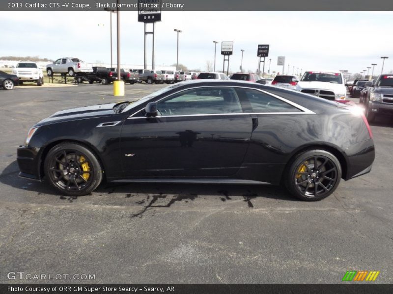 Black Diamond Tricoat / Ebony 2013 Cadillac CTS -V Coupe