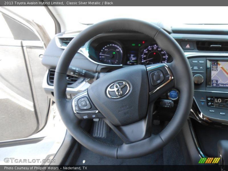 Classic Silver Metallic / Black 2013 Toyota Avalon Hybrid Limited