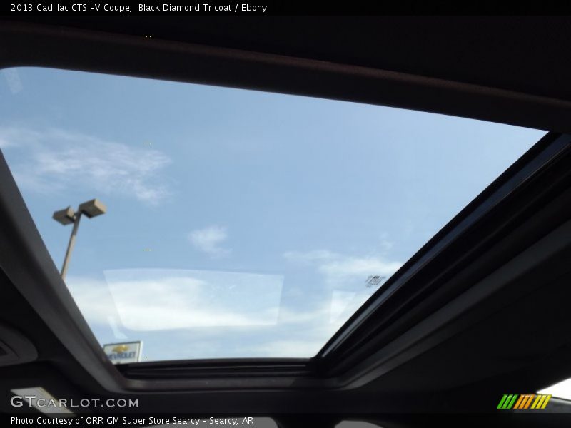 Sunroof of 2013 CTS -V Coupe