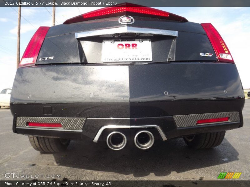 Black Diamond Tricoat / Ebony 2013 Cadillac CTS -V Coupe