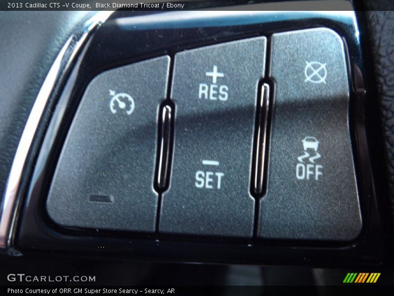 Controls of 2013 CTS -V Coupe