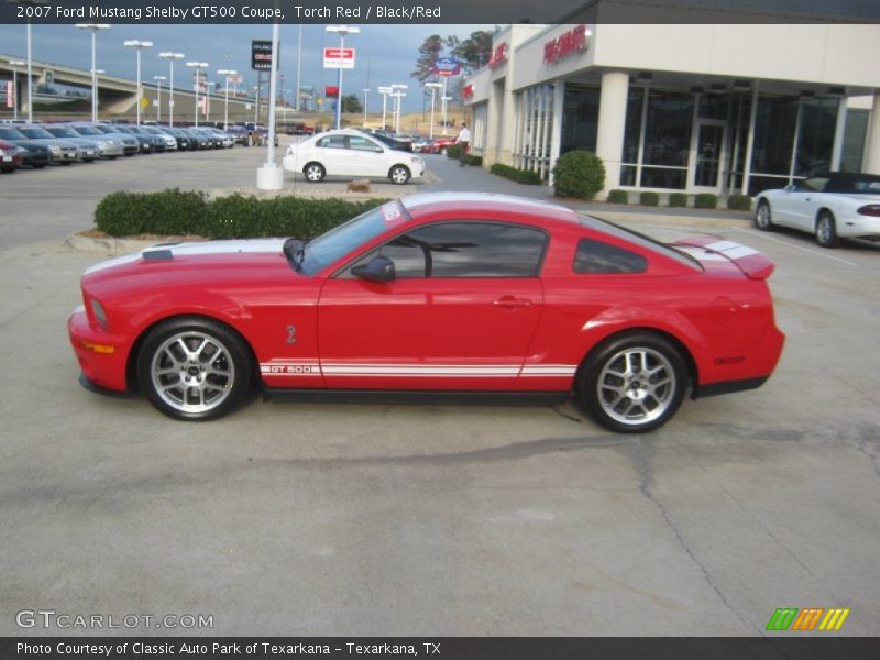 Torch Red / Black/Red 2007 Ford Mustang Shelby GT500 Coupe