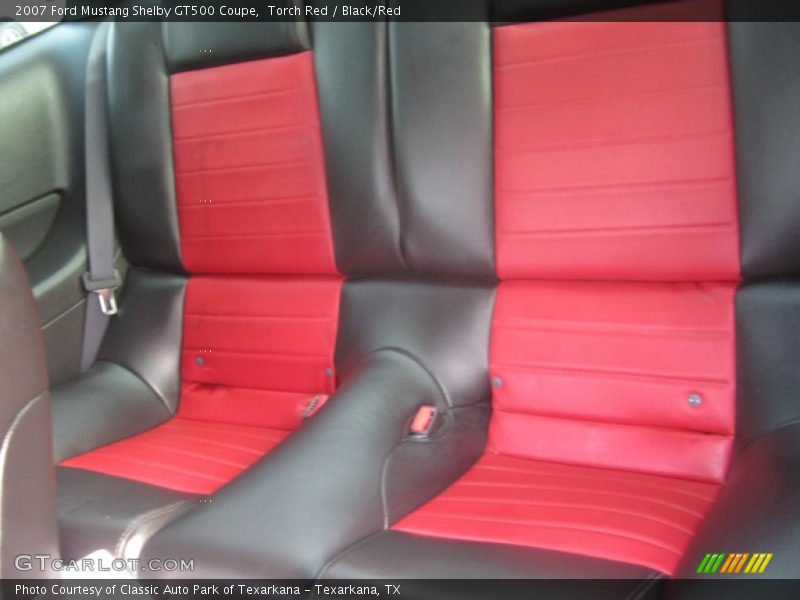 Torch Red / Black/Red 2007 Ford Mustang Shelby GT500 Coupe