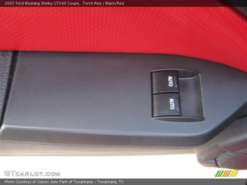 Torch Red / Black/Red 2007 Ford Mustang Shelby GT500 Coupe
