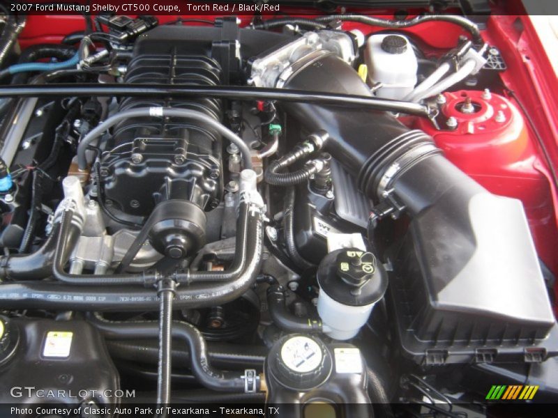 Torch Red / Black/Red 2007 Ford Mustang Shelby GT500 Coupe