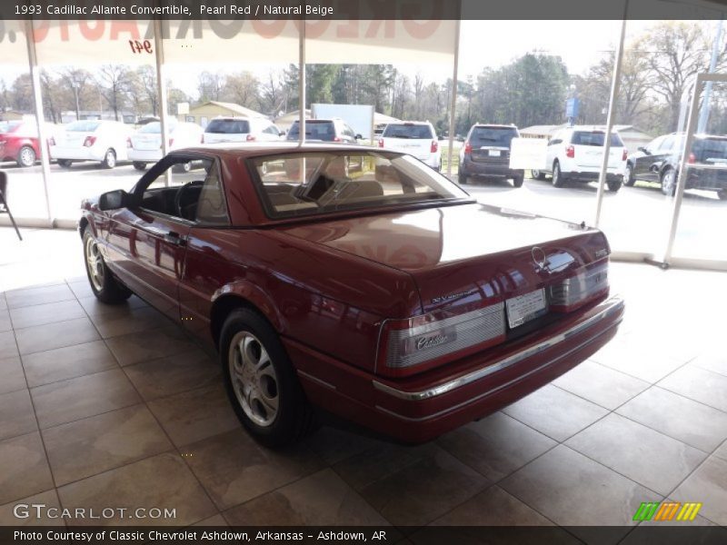 Pearl Red / Natural Beige 1993 Cadillac Allante Convertible