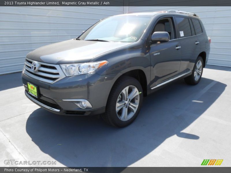 Magnetic Gray Metallic / Ash 2013 Toyota Highlander Limited