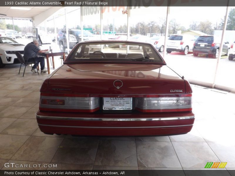 Pearl Red / Natural Beige 1993 Cadillac Allante Convertible