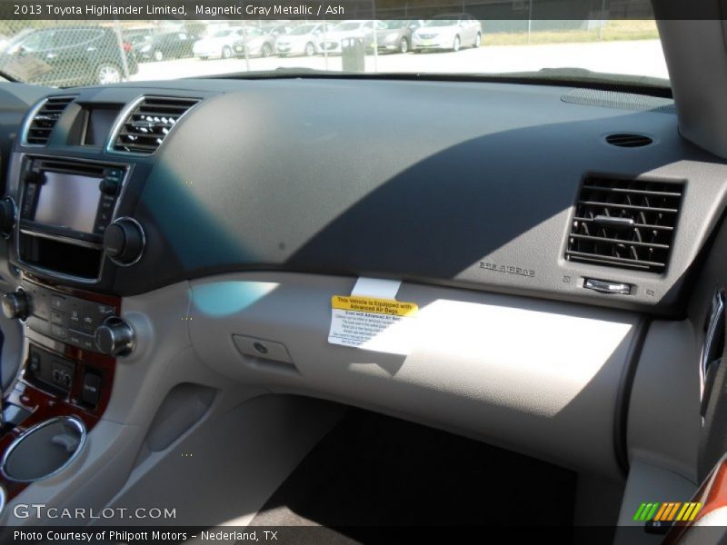 Magnetic Gray Metallic / Ash 2013 Toyota Highlander Limited