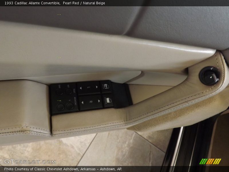 Pearl Red / Natural Beige 1993 Cadillac Allante Convertible